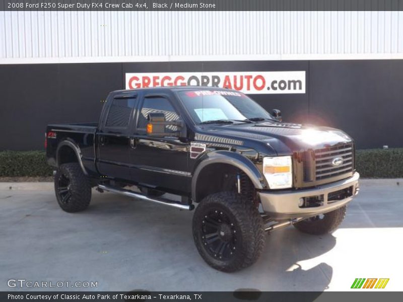 Black / Medium Stone 2008 Ford F250 Super Duty FX4 Crew Cab 4x4