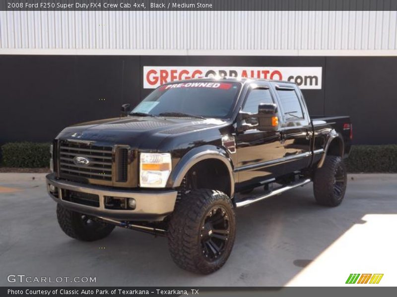 Black / Medium Stone 2008 Ford F250 Super Duty FX4 Crew Cab 4x4