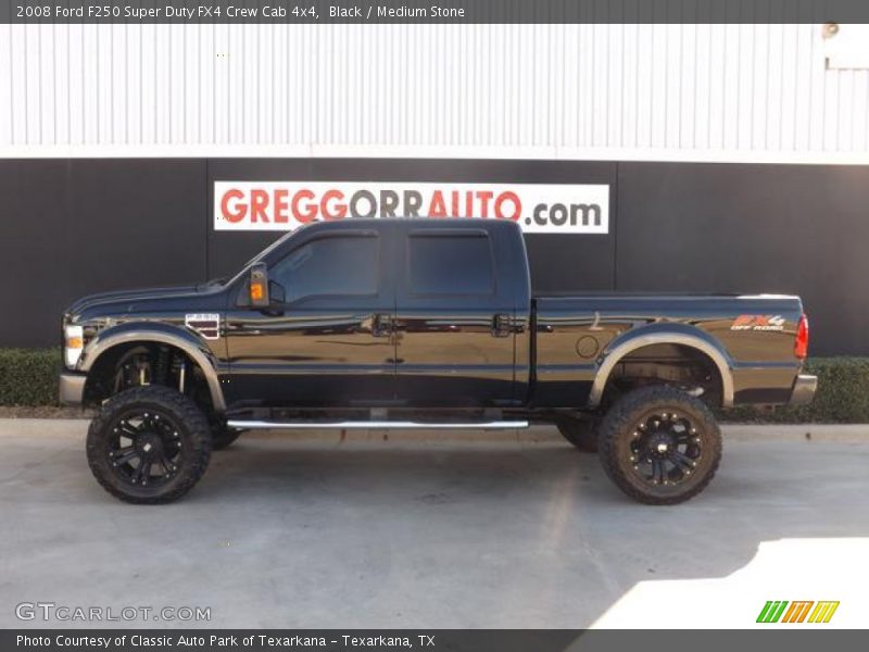 Black / Medium Stone 2008 Ford F250 Super Duty FX4 Crew Cab 4x4