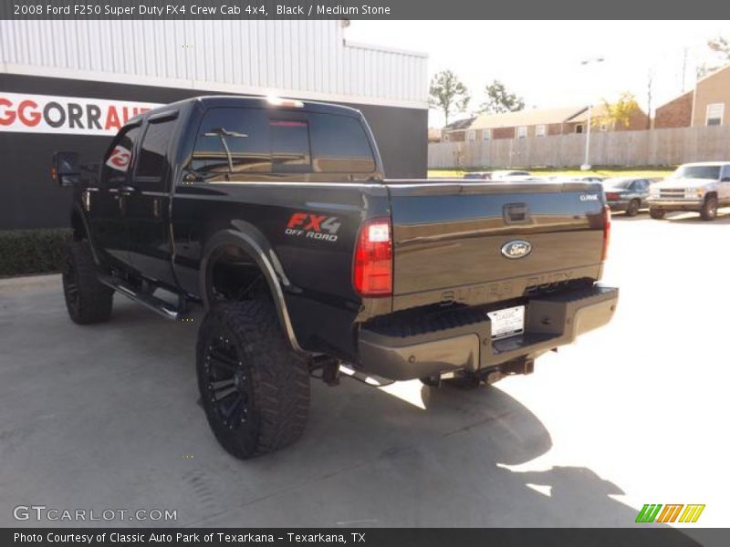 Black / Medium Stone 2008 Ford F250 Super Duty FX4 Crew Cab 4x4