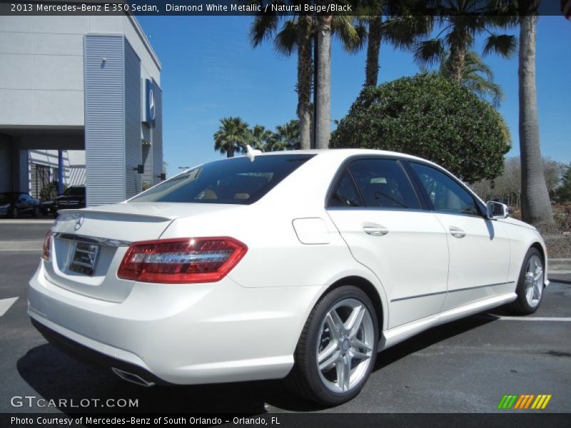 Diamond White Metallic / Natural Beige/Black 2013 Mercedes-Benz E 350 Sedan