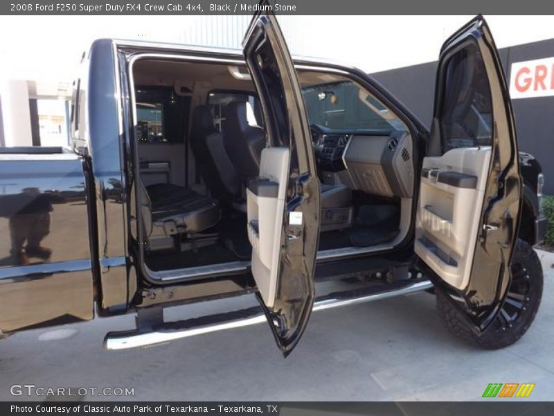 Black / Medium Stone 2008 Ford F250 Super Duty FX4 Crew Cab 4x4