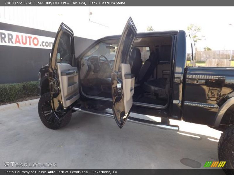 Black / Medium Stone 2008 Ford F250 Super Duty FX4 Crew Cab 4x4