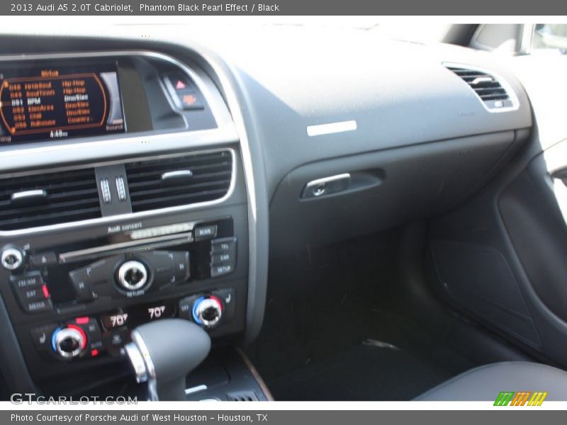 Phantom Black Pearl Effect / Black 2013 Audi A5 2.0T Cabriolet
