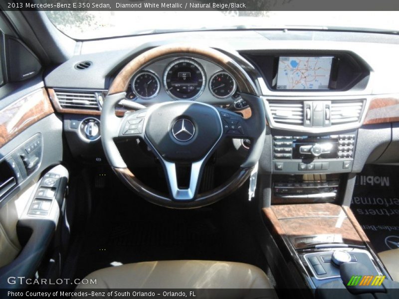 Diamond White Metallic / Natural Beige/Black 2013 Mercedes-Benz E 350 Sedan