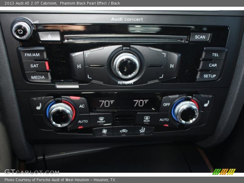 Phantom Black Pearl Effect / Black 2013 Audi A5 2.0T Cabriolet