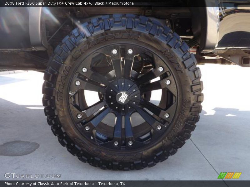 Black / Medium Stone 2008 Ford F250 Super Duty FX4 Crew Cab 4x4