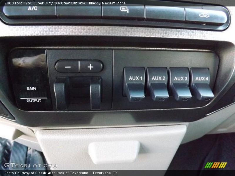 Black / Medium Stone 2008 Ford F250 Super Duty FX4 Crew Cab 4x4