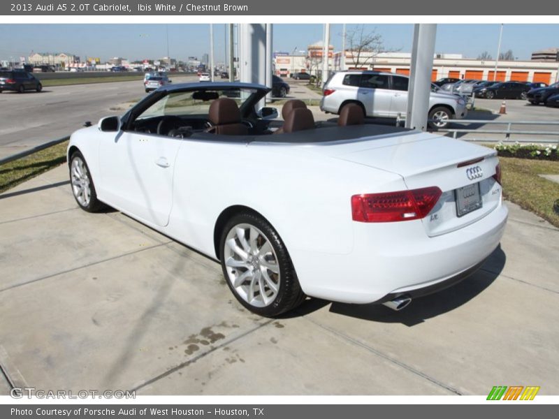 Ibis White / Chestnut Brown 2013 Audi A5 2.0T Cabriolet