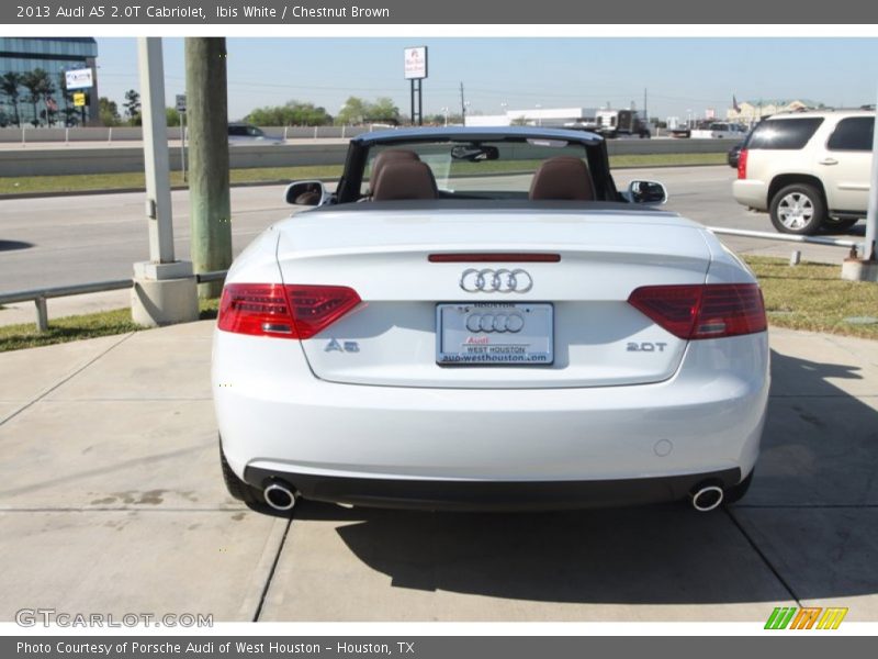 Ibis White / Chestnut Brown 2013 Audi A5 2.0T Cabriolet
