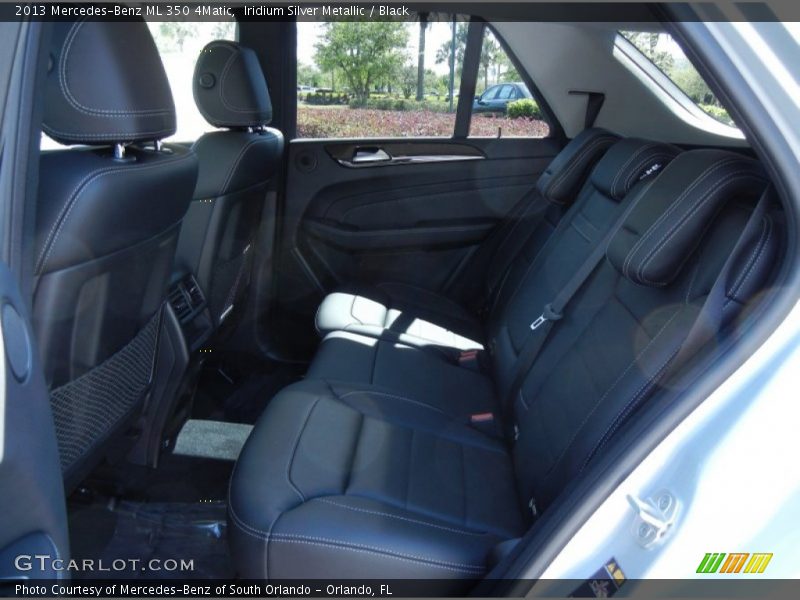 Iridium Silver Metallic / Black 2013 Mercedes-Benz ML 350 4Matic