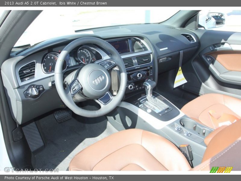  2013 A5 2.0T Cabriolet Chestnut Brown Interior