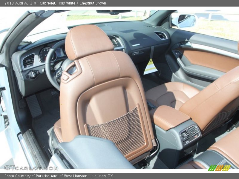 Ibis White / Chestnut Brown 2013 Audi A5 2.0T Cabriolet