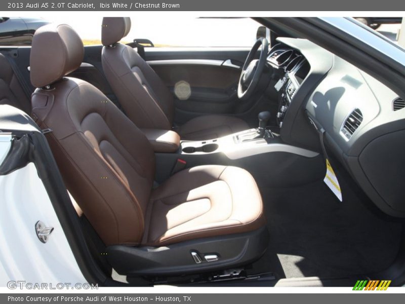 Ibis White / Chestnut Brown 2013 Audi A5 2.0T Cabriolet