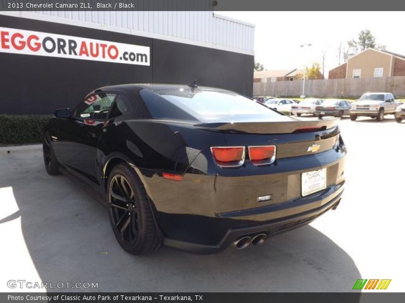 Black / Black 2013 Chevrolet Camaro ZL1