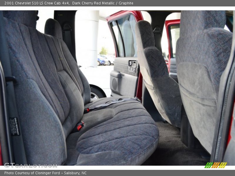 Dark Cherry Red Metallic / Graphite 2001 Chevrolet S10 LS Crew Cab 4x4