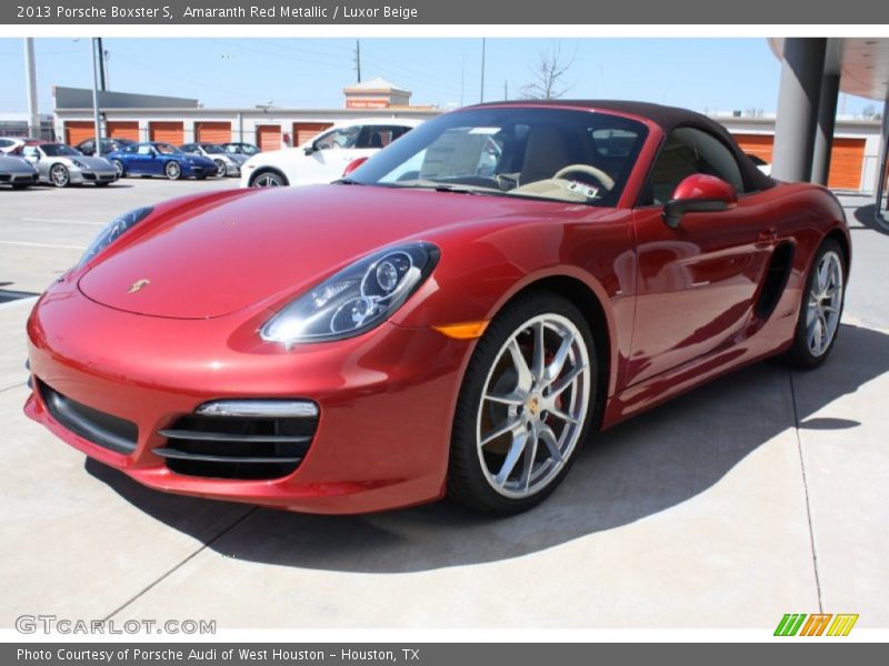 Front 3/4 View of 2013 Boxster S
