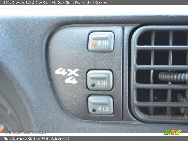 Controls of 2001 S10 LS Crew Cab 4x4