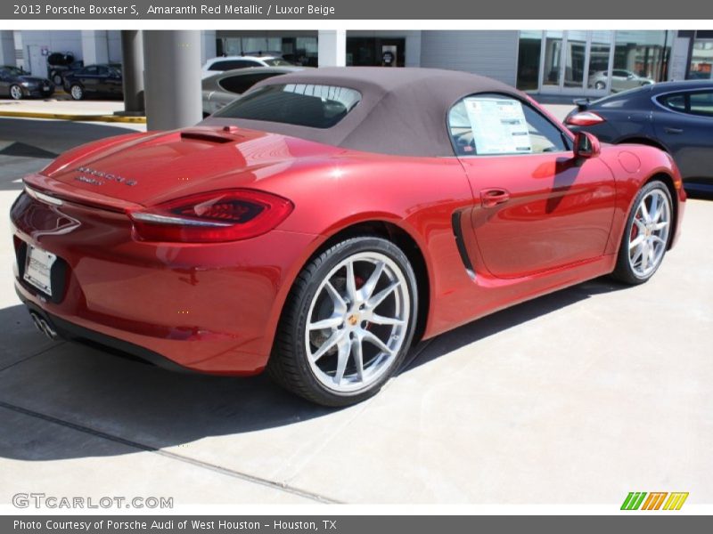  2013 Boxster S Amaranth Red Metallic