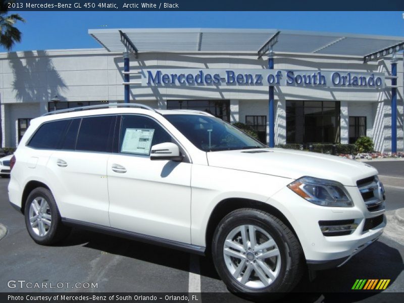 Arctic White / Black 2013 Mercedes-Benz GL 450 4Matic