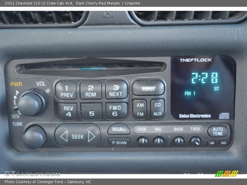 Controls of 2001 S10 LS Crew Cab 4x4