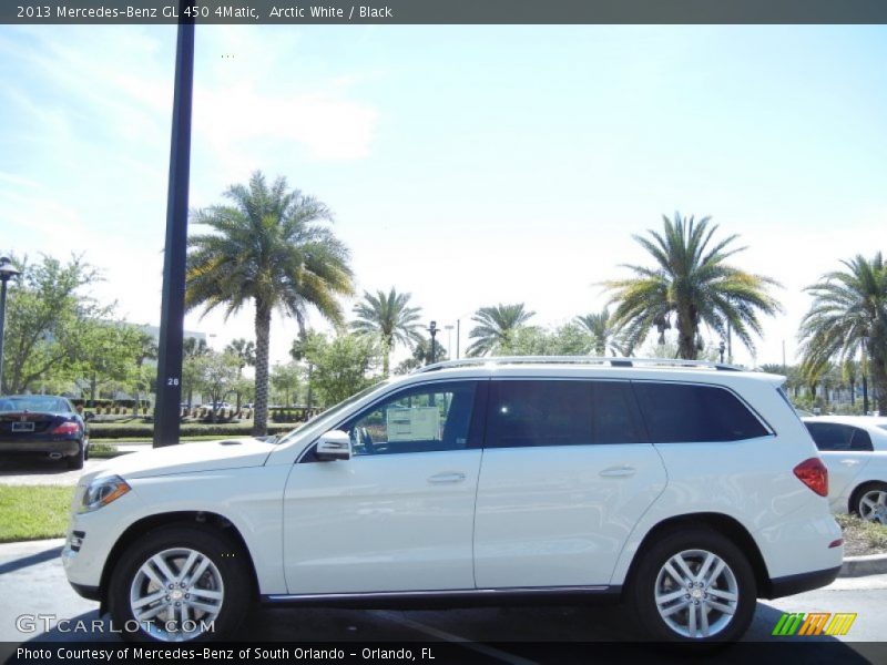 Arctic White / Black 2013 Mercedes-Benz GL 450 4Matic