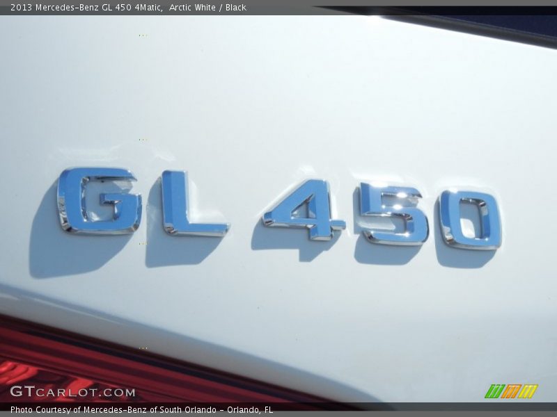 Arctic White / Black 2013 Mercedes-Benz GL 450 4Matic