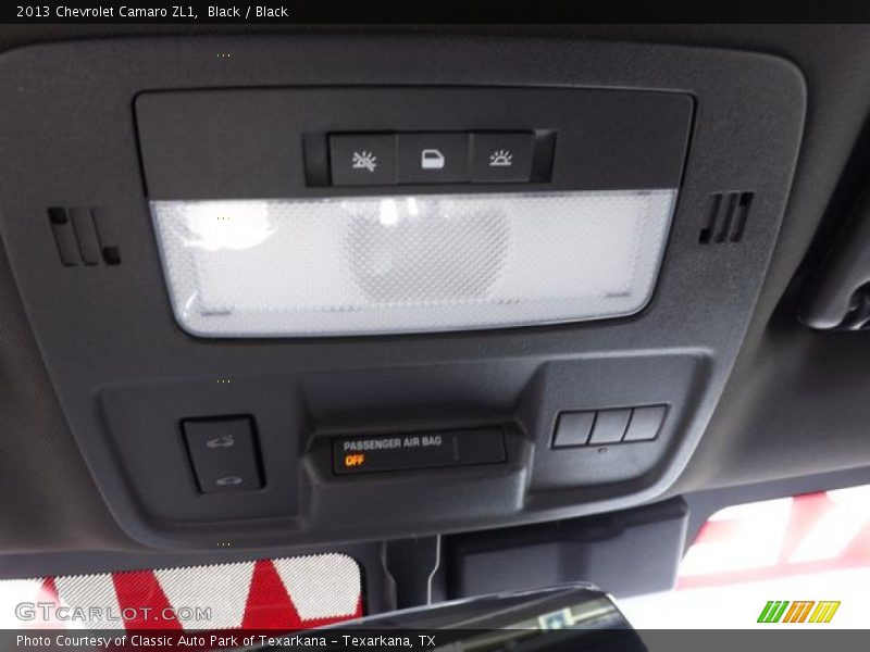 Controls of 2013 Camaro ZL1
