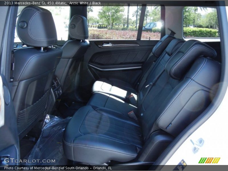 Arctic White / Black 2013 Mercedes-Benz GL 450 4Matic