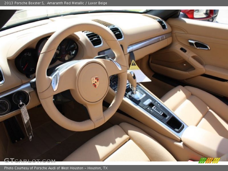 Luxor Beige Interior - 2013 Boxster S 