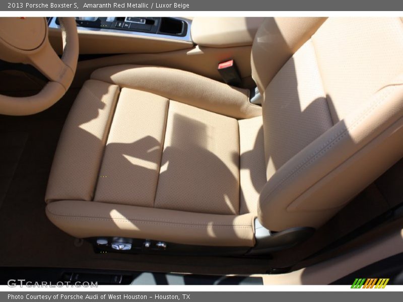 Amaranth Red Metallic / Luxor Beige 2013 Porsche Boxster S