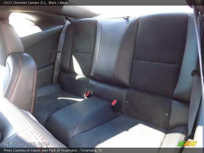 Rear Seat of 2013 Camaro ZL1