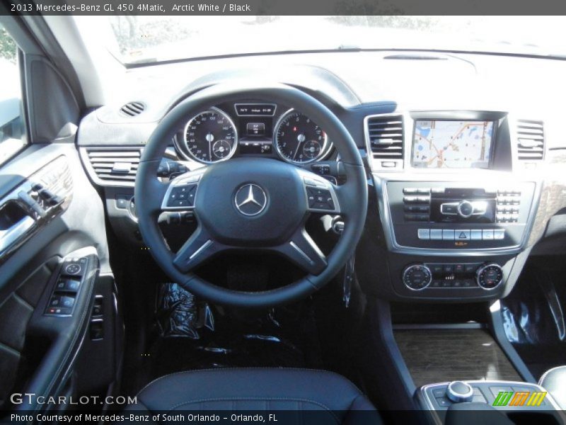 Arctic White / Black 2013 Mercedes-Benz GL 450 4Matic