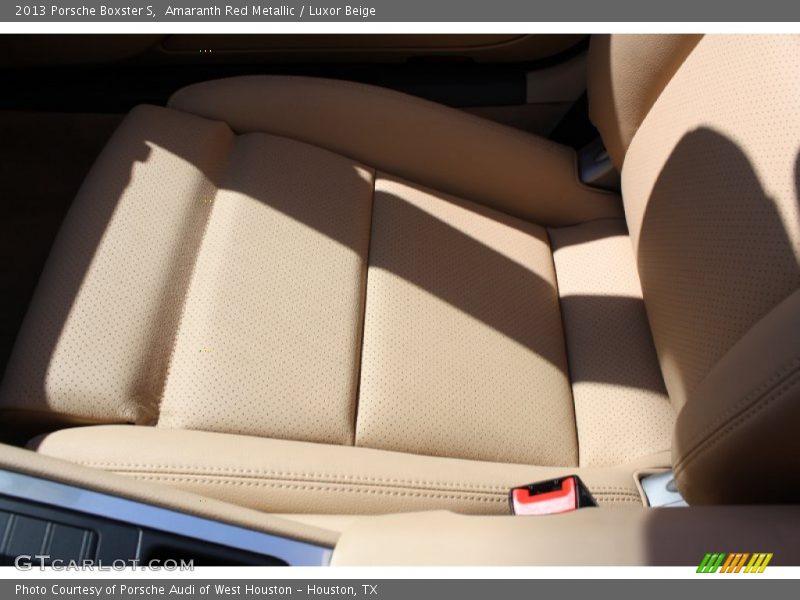 Amaranth Red Metallic / Luxor Beige 2013 Porsche Boxster S