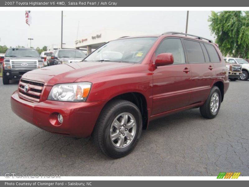 Front 3/4 View of 2007 Highlander V6 4WD