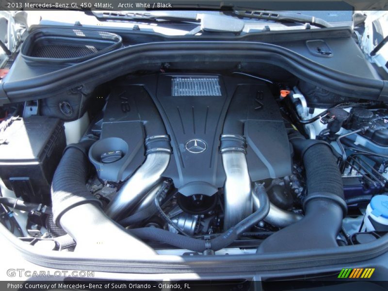 Arctic White / Black 2013 Mercedes-Benz GL 450 4Matic