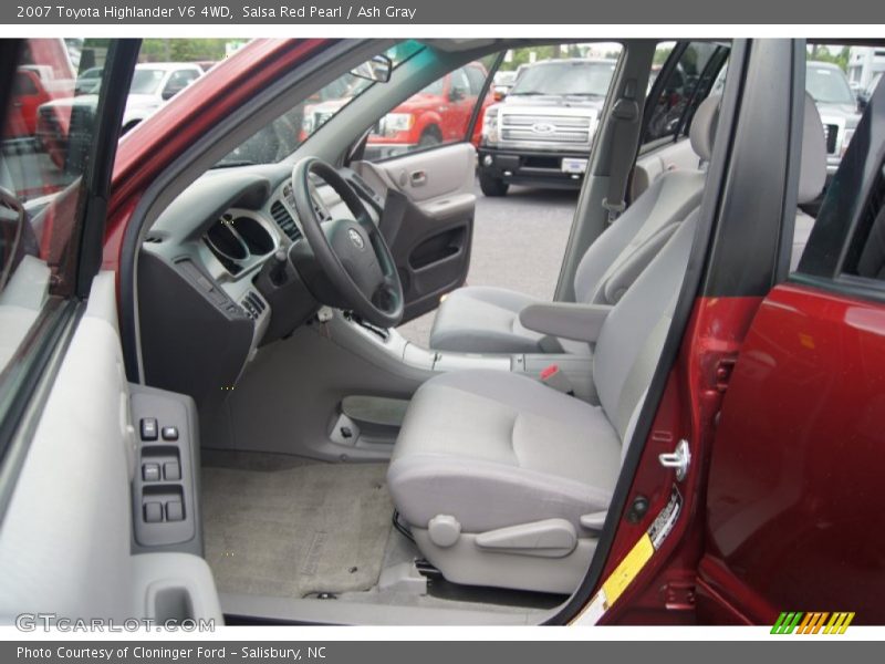  2007 Highlander V6 4WD Ash Gray Interior