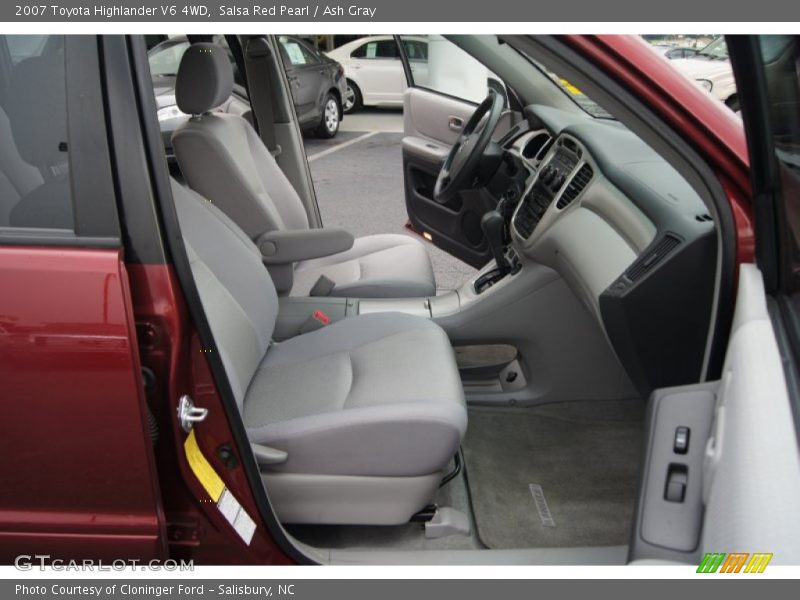 Salsa Red Pearl / Ash Gray 2007 Toyota Highlander V6 4WD