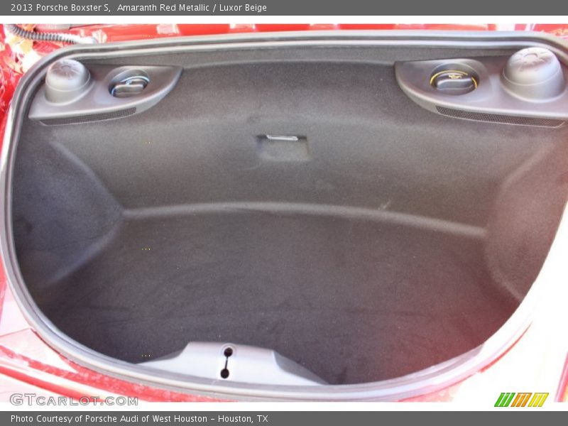  2013 Boxster S Trunk