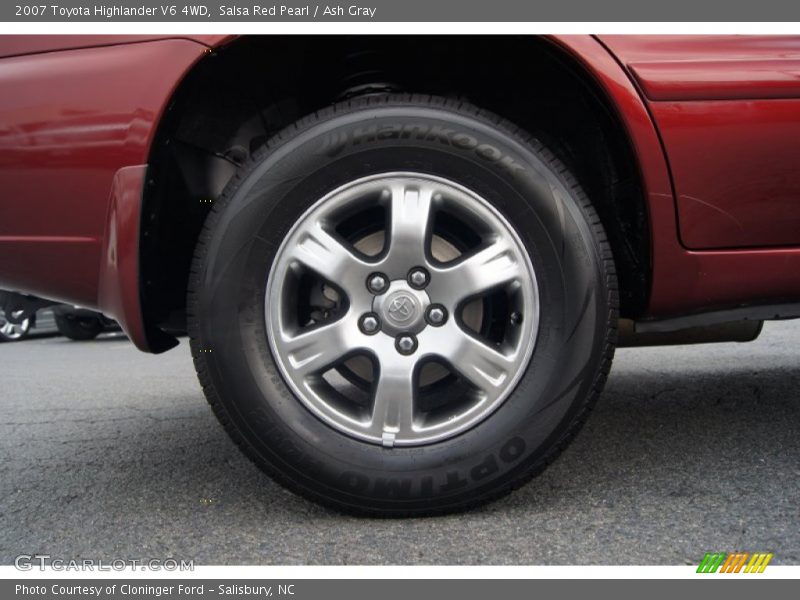  2007 Highlander V6 4WD Wheel