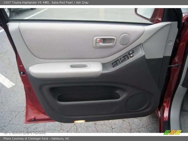 Salsa Red Pearl / Ash Gray 2007 Toyota Highlander V6 4WD