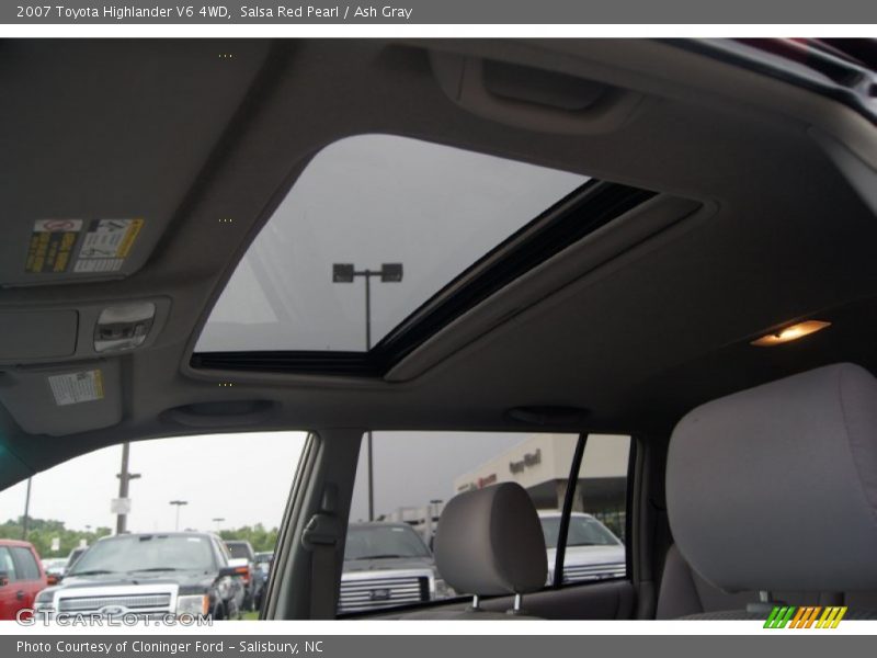 Salsa Red Pearl / Ash Gray 2007 Toyota Highlander V6 4WD