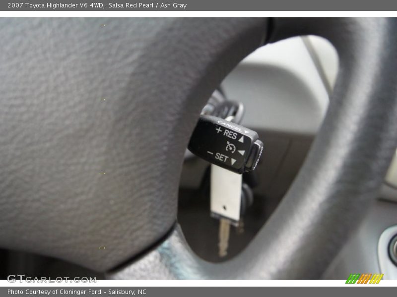 Salsa Red Pearl / Ash Gray 2007 Toyota Highlander V6 4WD