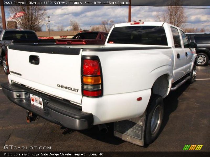 Summit White / Dark Charcoal 2003 Chevrolet Silverado 3500 LS Crew Cab Dually