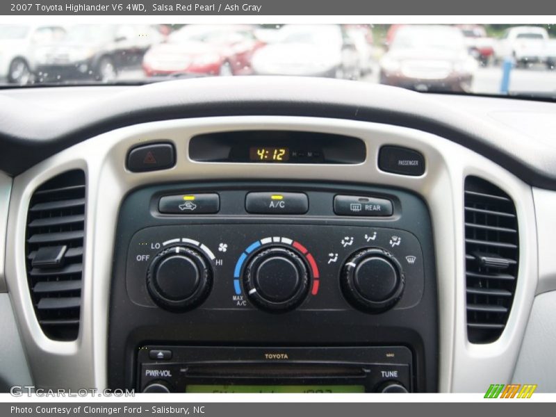 Salsa Red Pearl / Ash Gray 2007 Toyota Highlander V6 4WD