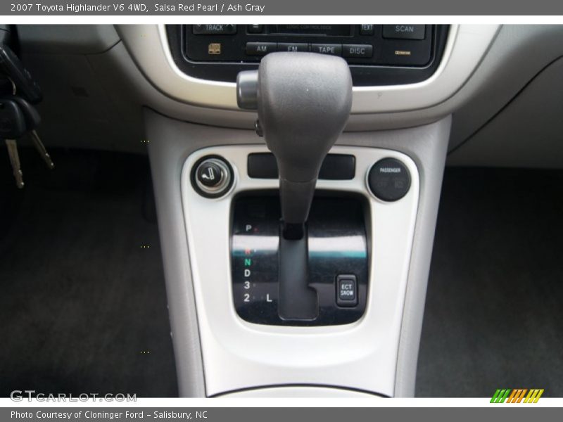 Salsa Red Pearl / Ash Gray 2007 Toyota Highlander V6 4WD