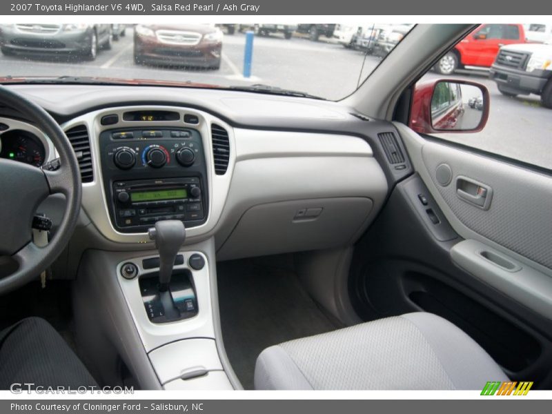 Salsa Red Pearl / Ash Gray 2007 Toyota Highlander V6 4WD