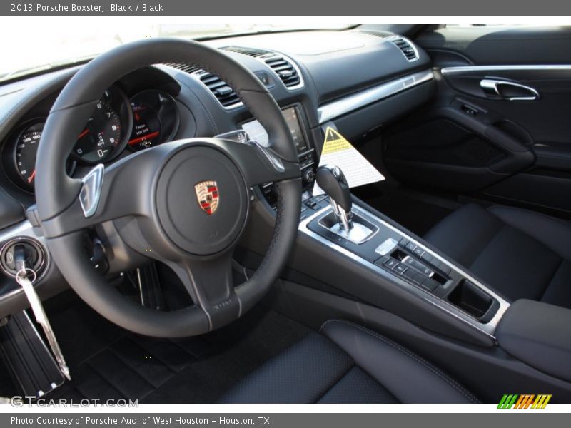 Dashboard of 2013 Boxster 