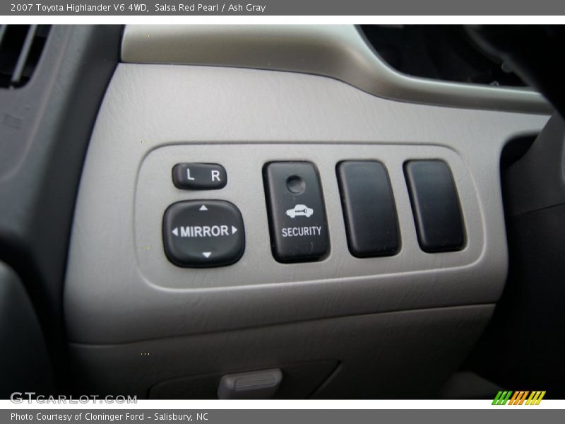 Salsa Red Pearl / Ash Gray 2007 Toyota Highlander V6 4WD