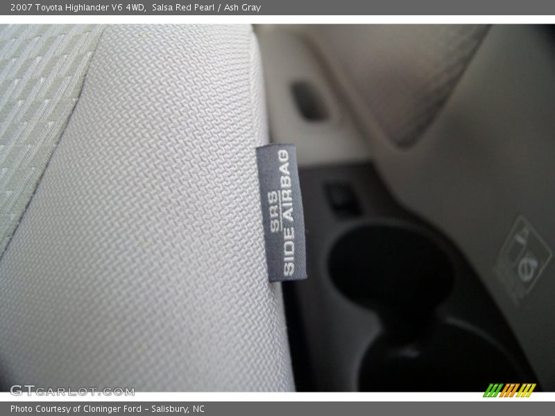 Salsa Red Pearl / Ash Gray 2007 Toyota Highlander V6 4WD